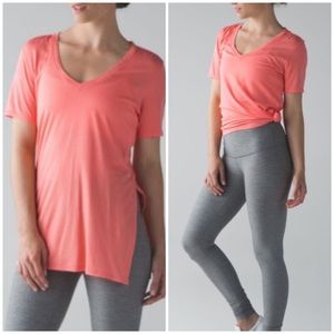 LuluLemon Zen Bender V Neck Orange